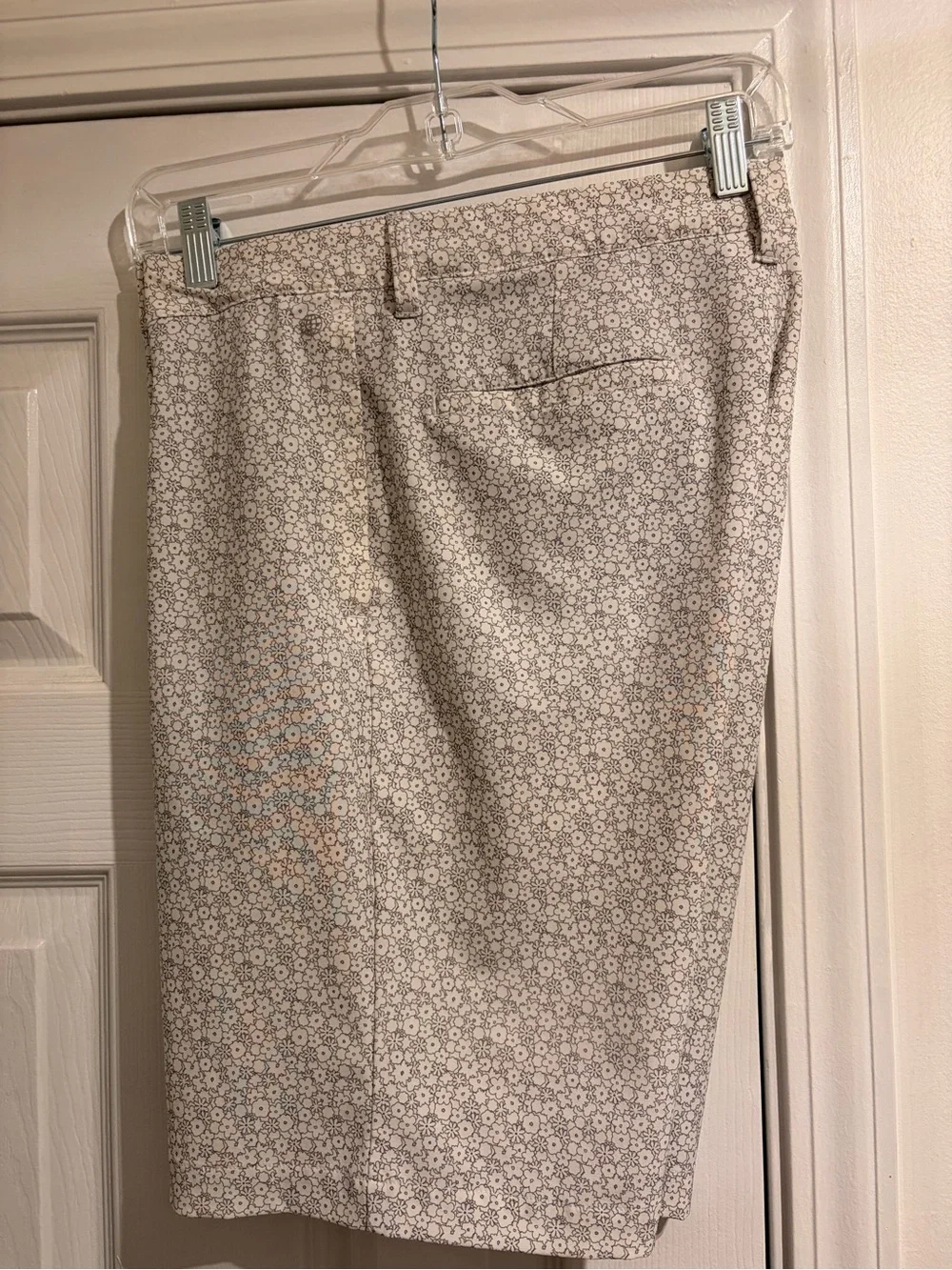 adidas Men's Light Beige Floral Print Chinos